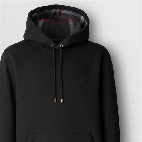 burberry hoodie svart|authentic burberry hoodie.